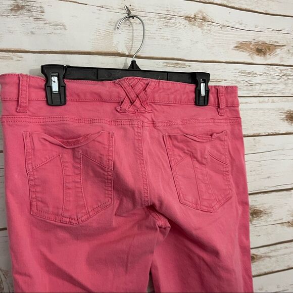 Tripp NYC Pink Goth Skinny Pants 90s Y2K Punk - Picture 6 of 6